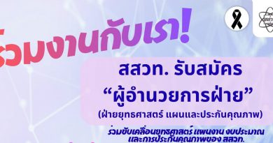 สถาบันส่งเสริมการสอนวิทยาศาสตร์และเทคโนโลยี (สสวท.) เปิดรับสมัครพนักงานตำแหน่ง ผู้อำนวยการฝ่ายยุทธศาสตร์ แผนและประกันคุณภาพ 1 อัตรา สถาบันส่งเสริมการสอนวิทยาศาสตร์และเทคโนโลยี (สสวท.) เปิดรับสมัครพนักงานตำแหน่ง ผู้อำนวยการฝ่ายยุทธศาสตร์ แผนและประกันคุณภาพ 1 อัตรา